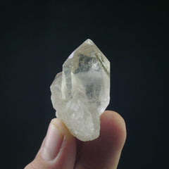 Epidote in Quartz - Enchanted Crystal