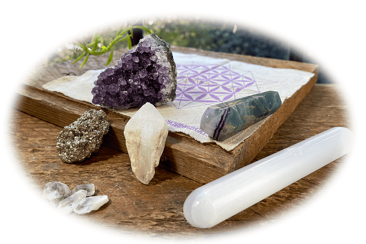 Spiritual Surprise Box- Monthly Mindful Box - Mystery Crystal Box, Size: Small