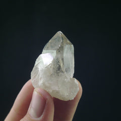 Epidote in Quartz - Enchanted Crystal